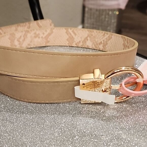 Juicy Couture Reversible Faix Snakeskin Belt main image 4